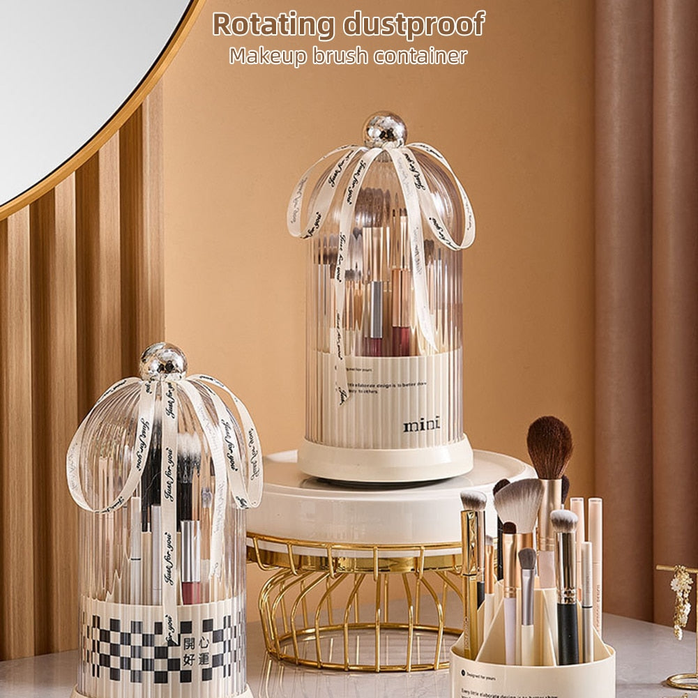 Elegant Makeup Brush Storage Barrel